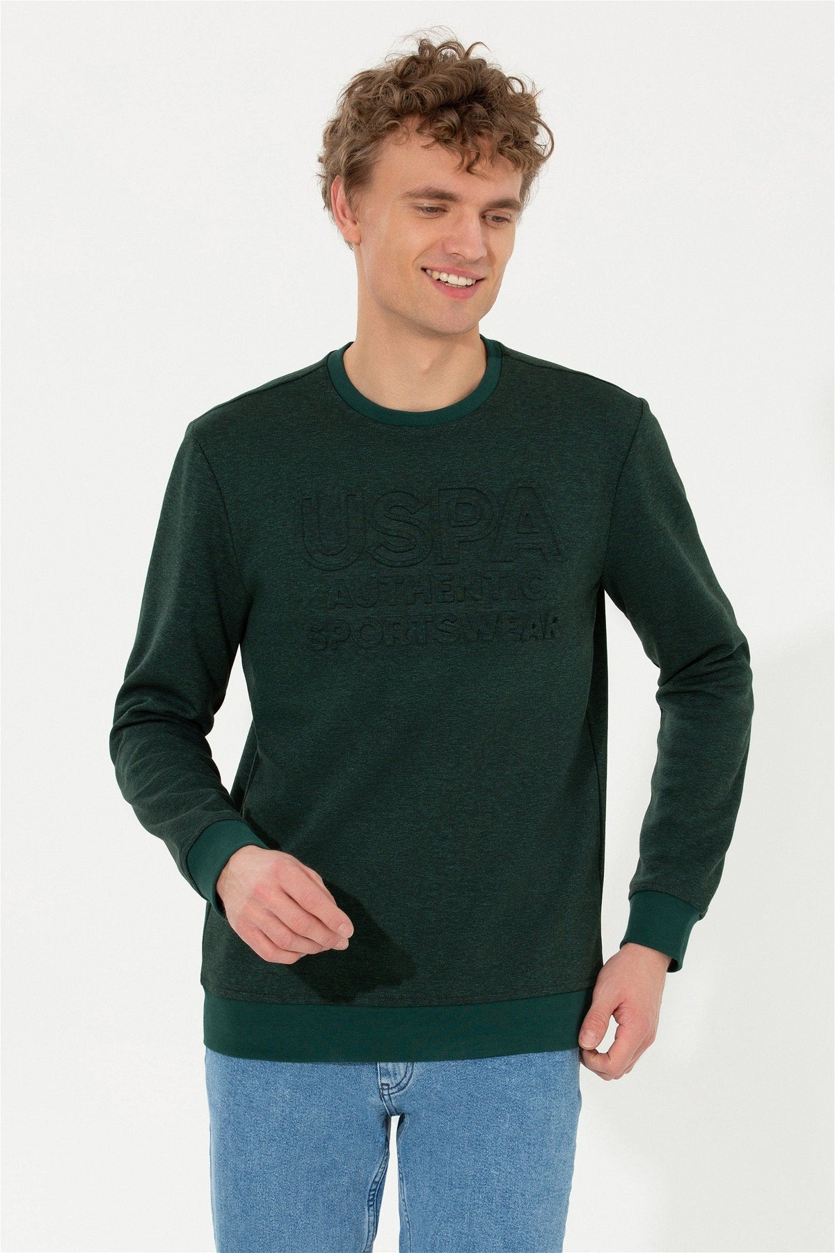 Green Sweat Shirt U.S. Polo Assn.
