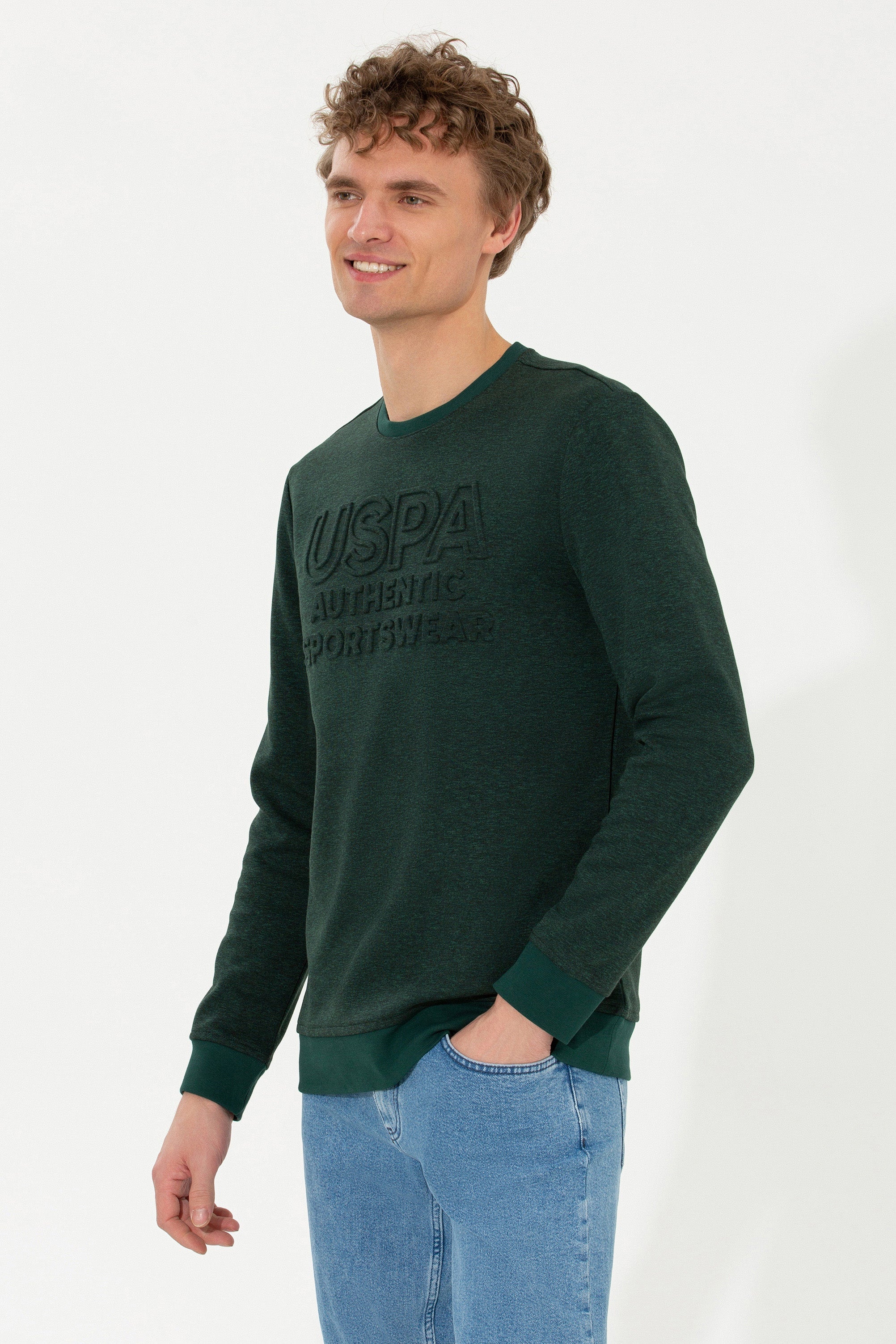 Green Sweat Shirt U.S. Polo Assn.