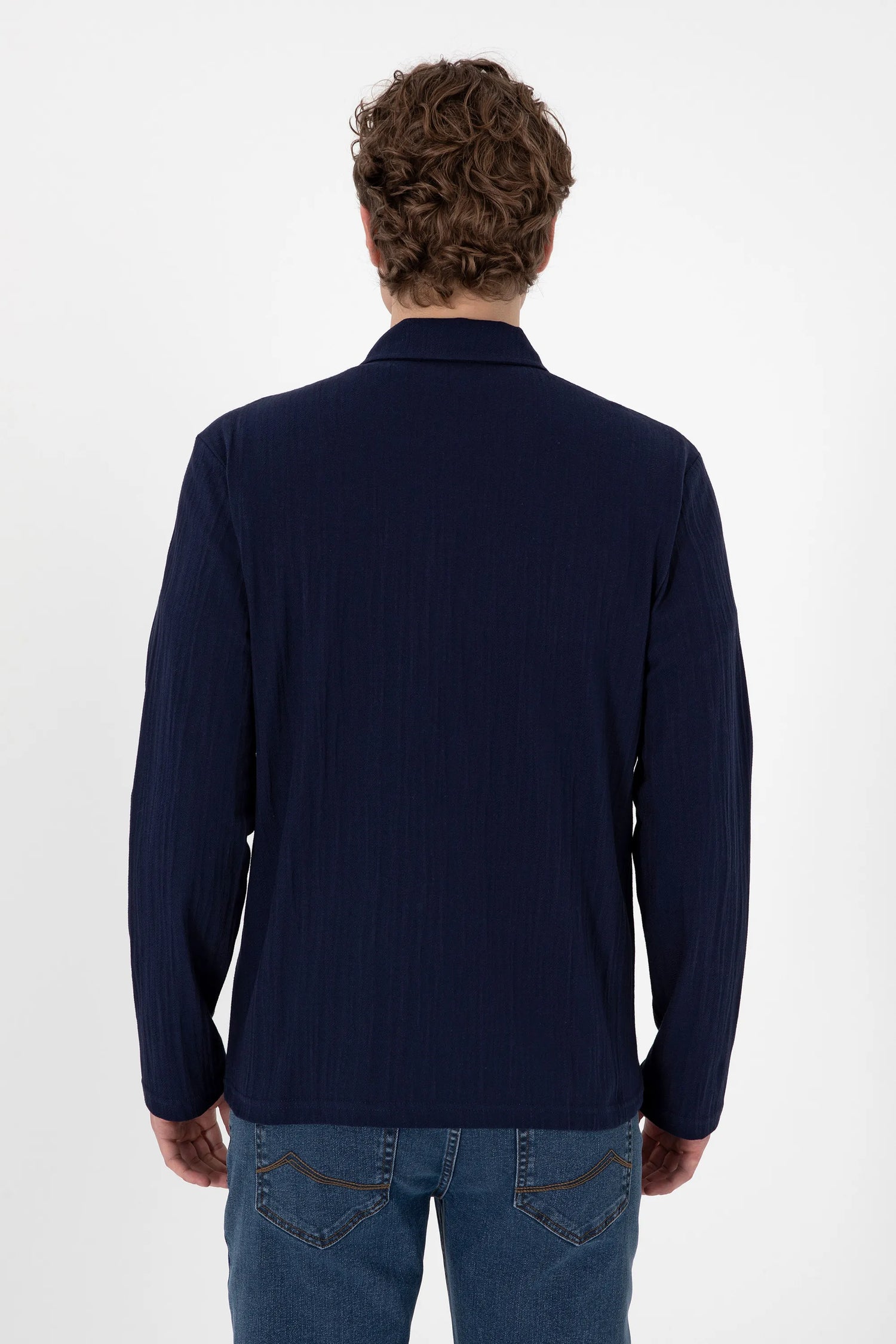 U.S. Polo Assn. Navy Men Navy Knitting Cardigan SKU: G081SZ0820 2103996_VR033 Image 05