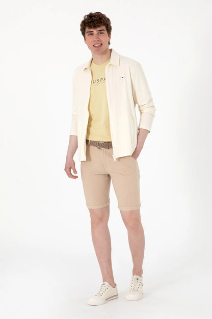 U.S. Polo Assn. Cream Men Cream Knitting Cardigan SKU: G081SZ0820 2103996_VR071 Image 04