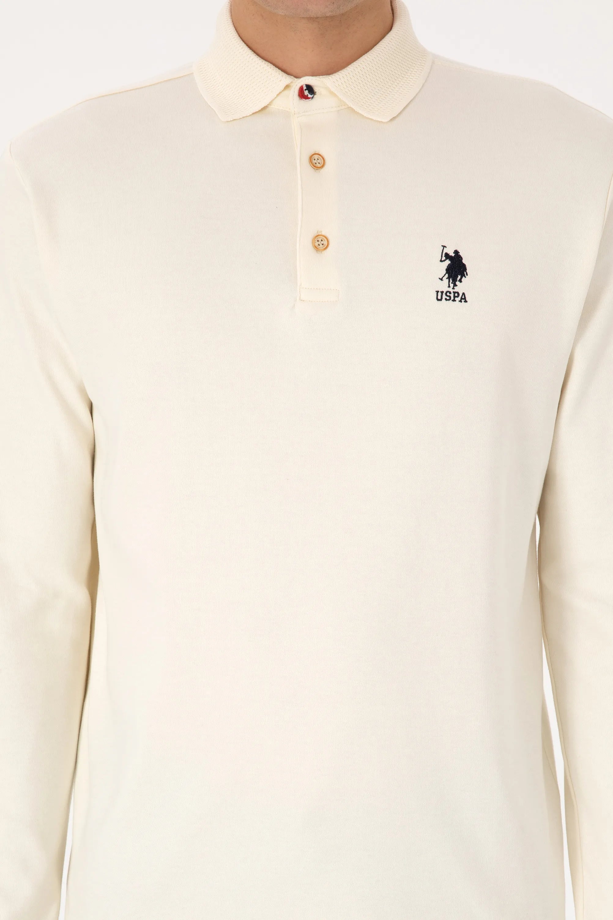 U.S. Polo Assn._Pearl_Pearl Long Sleeve Polo Shirt_G081SZ0820 2225618_VR256_06