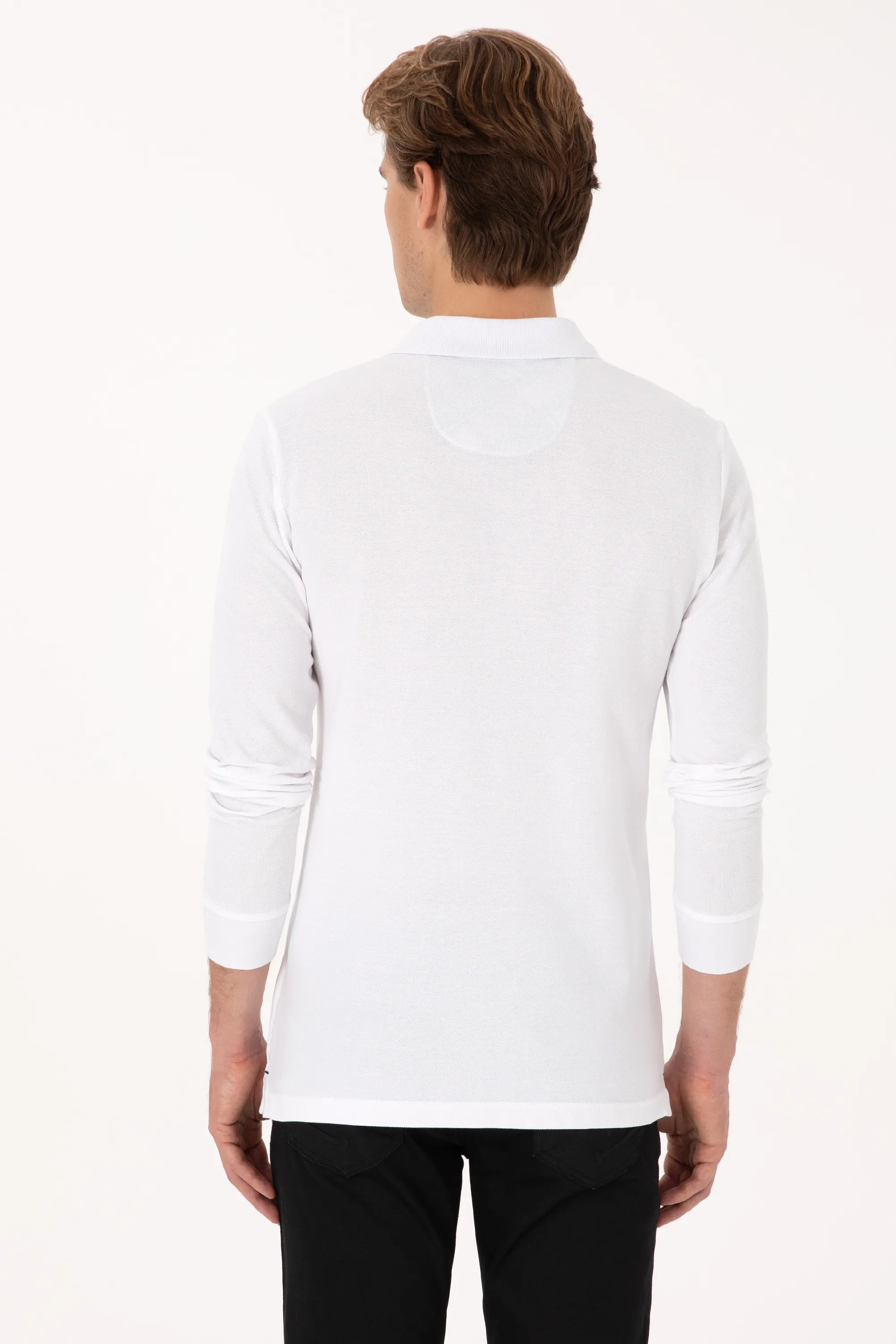 U.S. Polo Assn._White_White Long Sleeve Polo Shirt_G081SZ0820 2225638_VR013_05