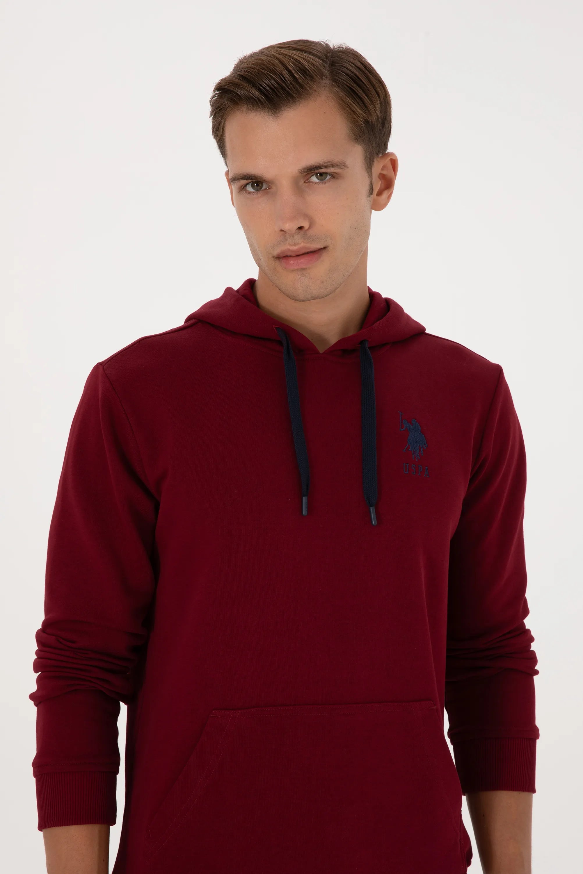 U.S. Polo Assn._Bordeaux_Bordeaux Hoodie With Logo_G081SZ0820 2225794_VR014_02