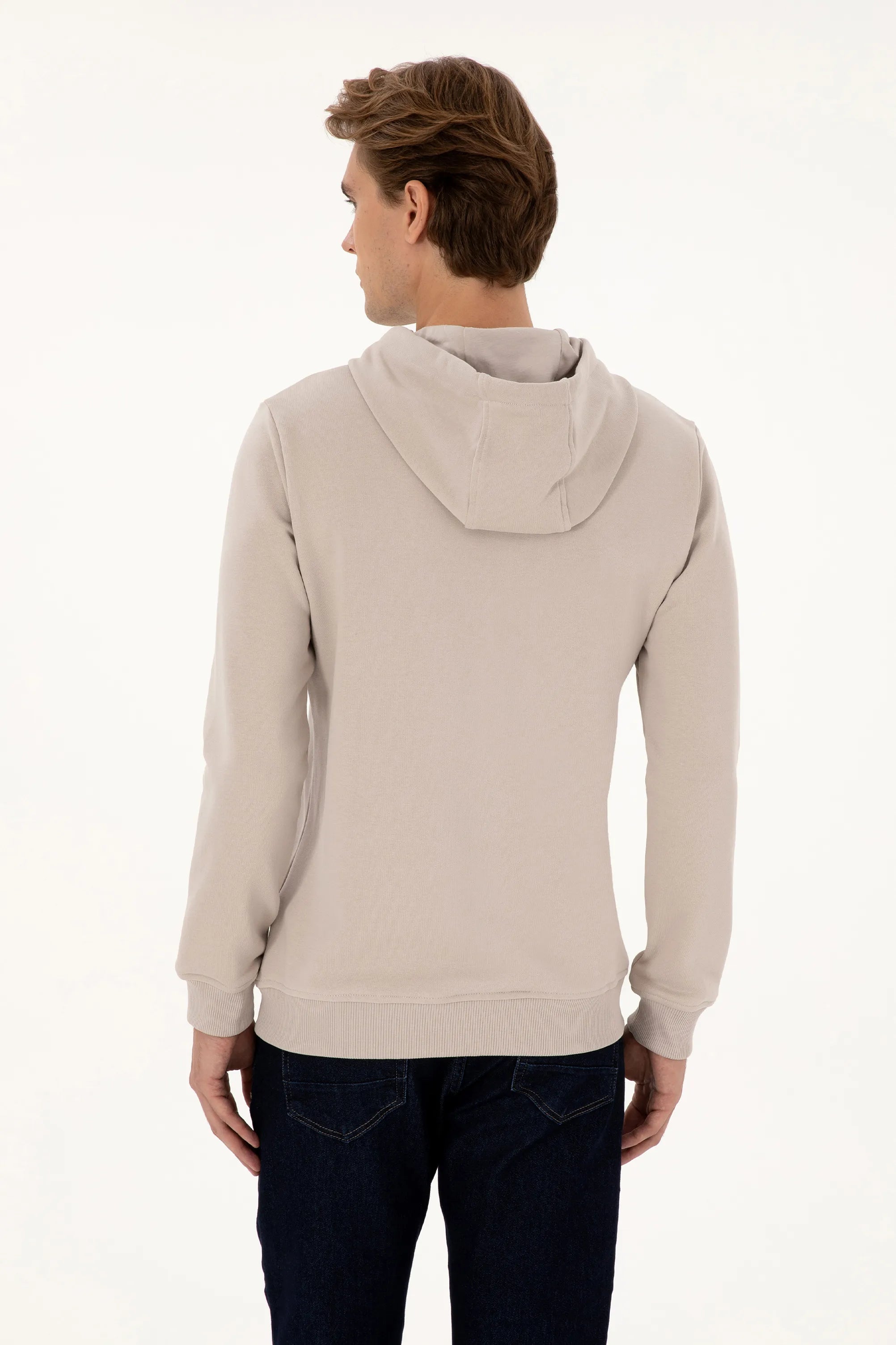 U.S. Polo Assn._Stone_Stone Hoodie With Logo_G081SZ0820 2225794_VR049_05