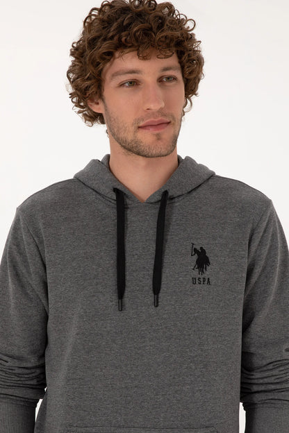 U.S. Polo Assn._Anthracite Mela_Anthracite Mela Hoodie_G081SZ0820 2225794_VR081_02