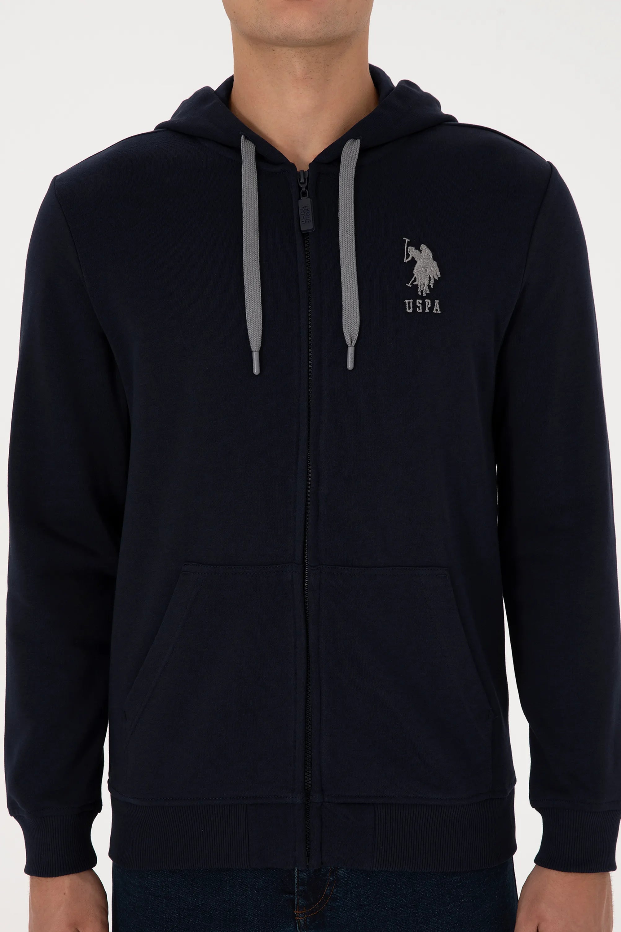U.S. Polo Assn._Navy_Navy Zip Up Hoodie_G081SZ0820 2226461_VR033_06
