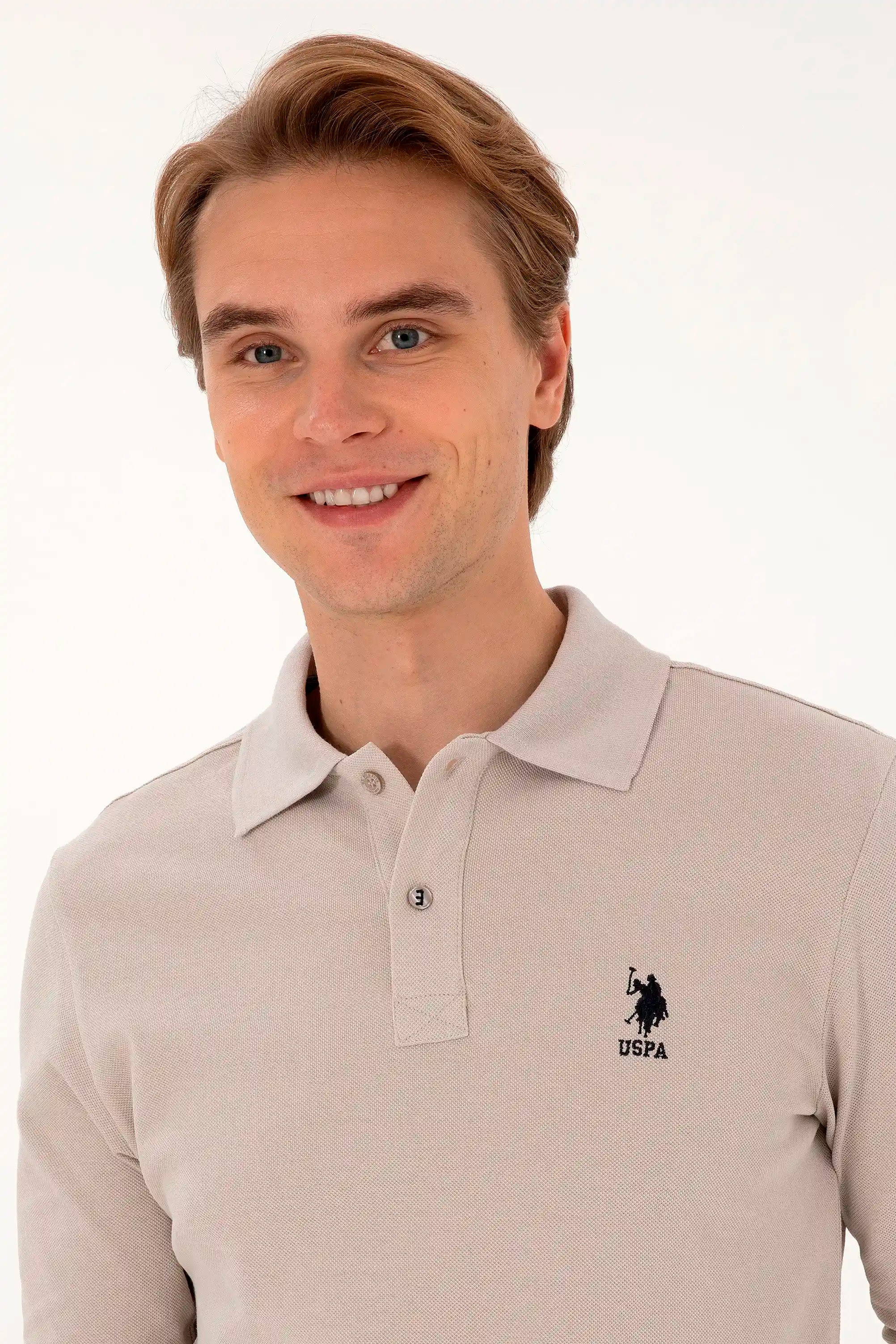 U.S. Polo Assn._Stone_Stone Polo Shirt_G081SZ0820 2226497_VR049_02