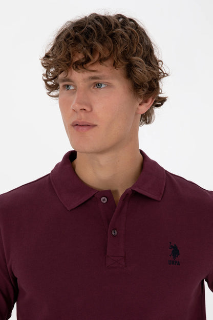 U.S. Polo Assn._New Plum_New Plum Long Sleeve Polo Shirt_G081SZ0820 2226497_VR177_02