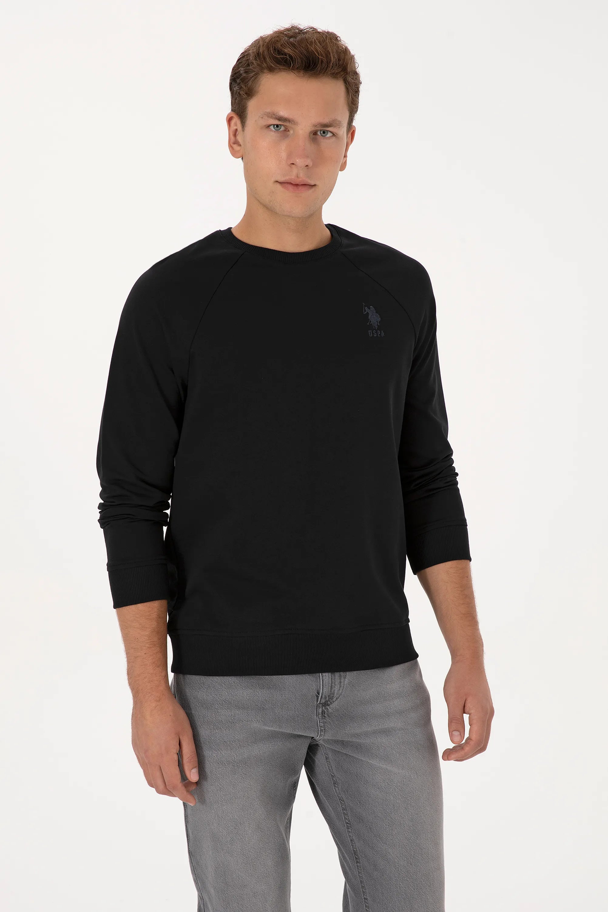 U.S. Polo Assn._Black_Black Sweat Shirt_G081SZ0820 2231755_VR046_03
