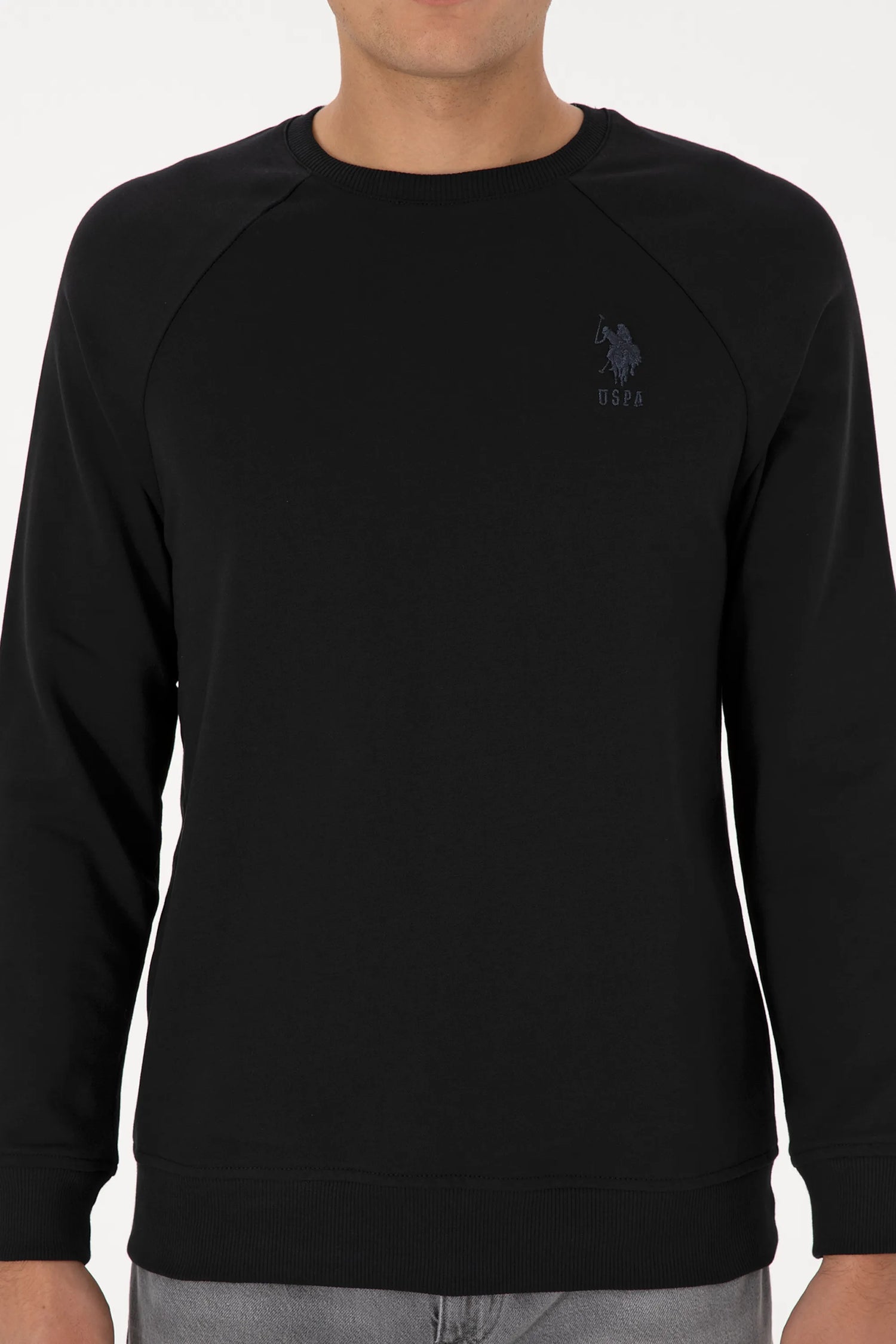 U.S. Polo Assn._Black_Black Sweat Shirt_G081SZ0820 2231755_VR046_06
