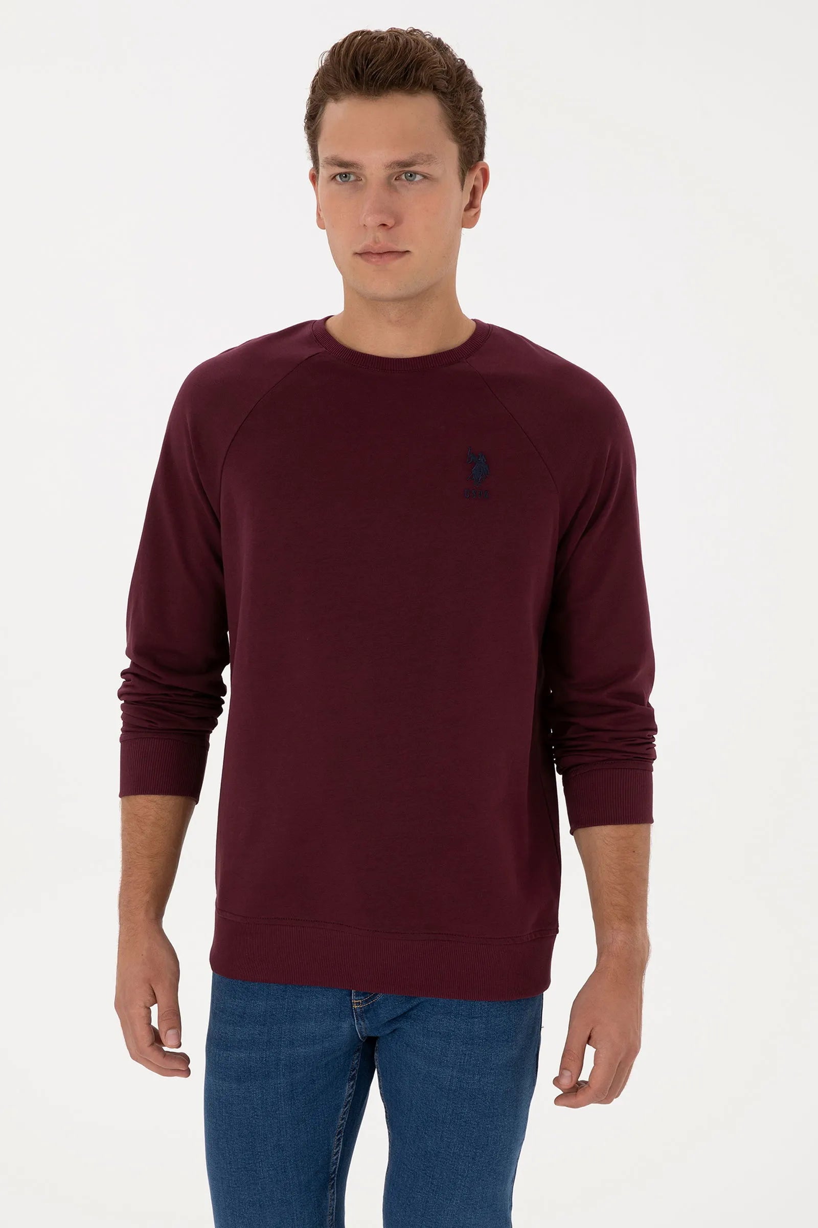 U.S. Polo Assn._New Plum_New Plum Sweatshirt With Logo_G081SZ0820 2231755_VR177_01