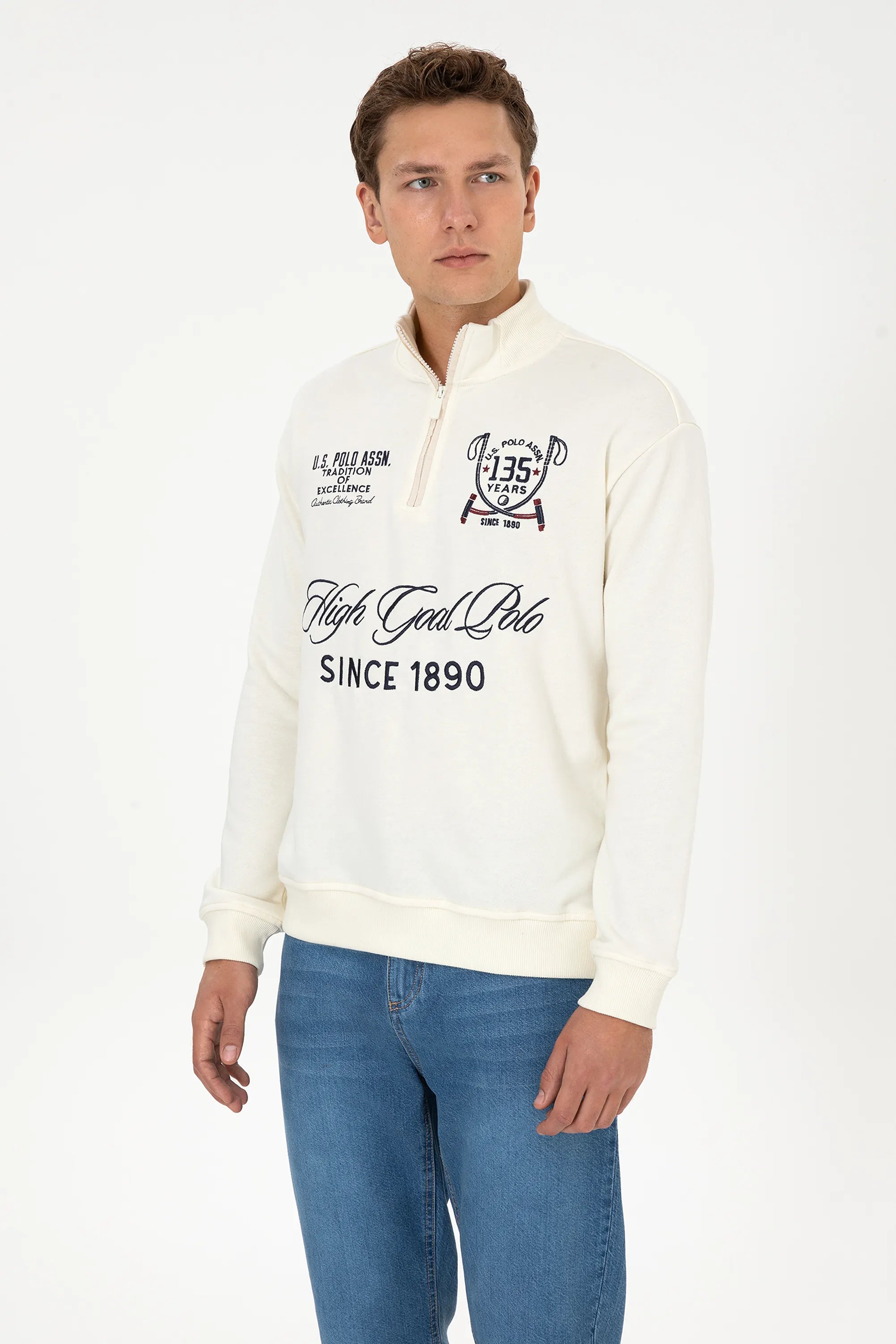 U.S. Polo Assn._Pearl_Pearl Quarter Zip Sweater_G081SZ0820 2238968_VR256_03