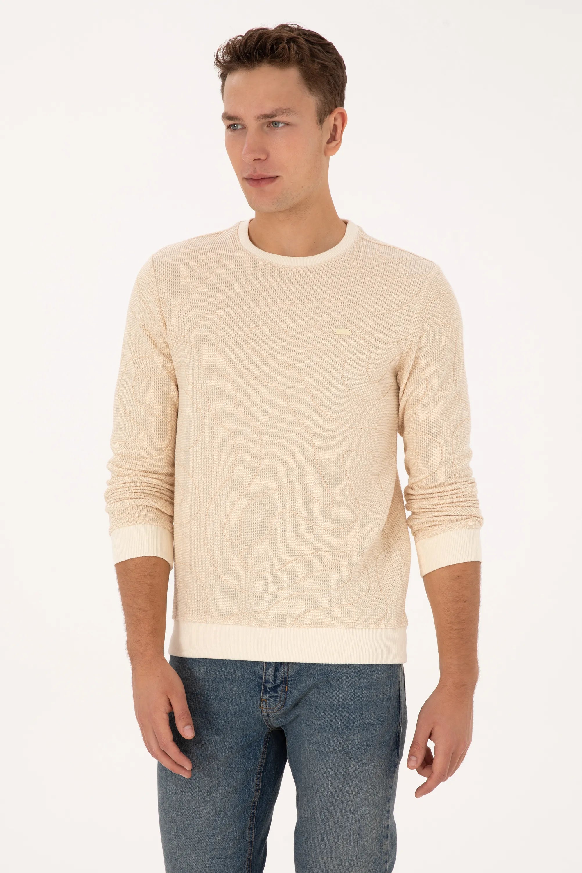 U.S. Polo Assn._Cream_Cream Pullover_G081SZ0820 2239321_VR071_03