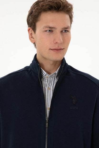 U.S. Polo Assn._Navy_Navy Knitting Cardigan_G081SZ0820 2246035_VR033_02