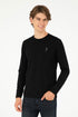 Black Round Neck T-Shirt_G081SZ0820 1926794_VR046_01