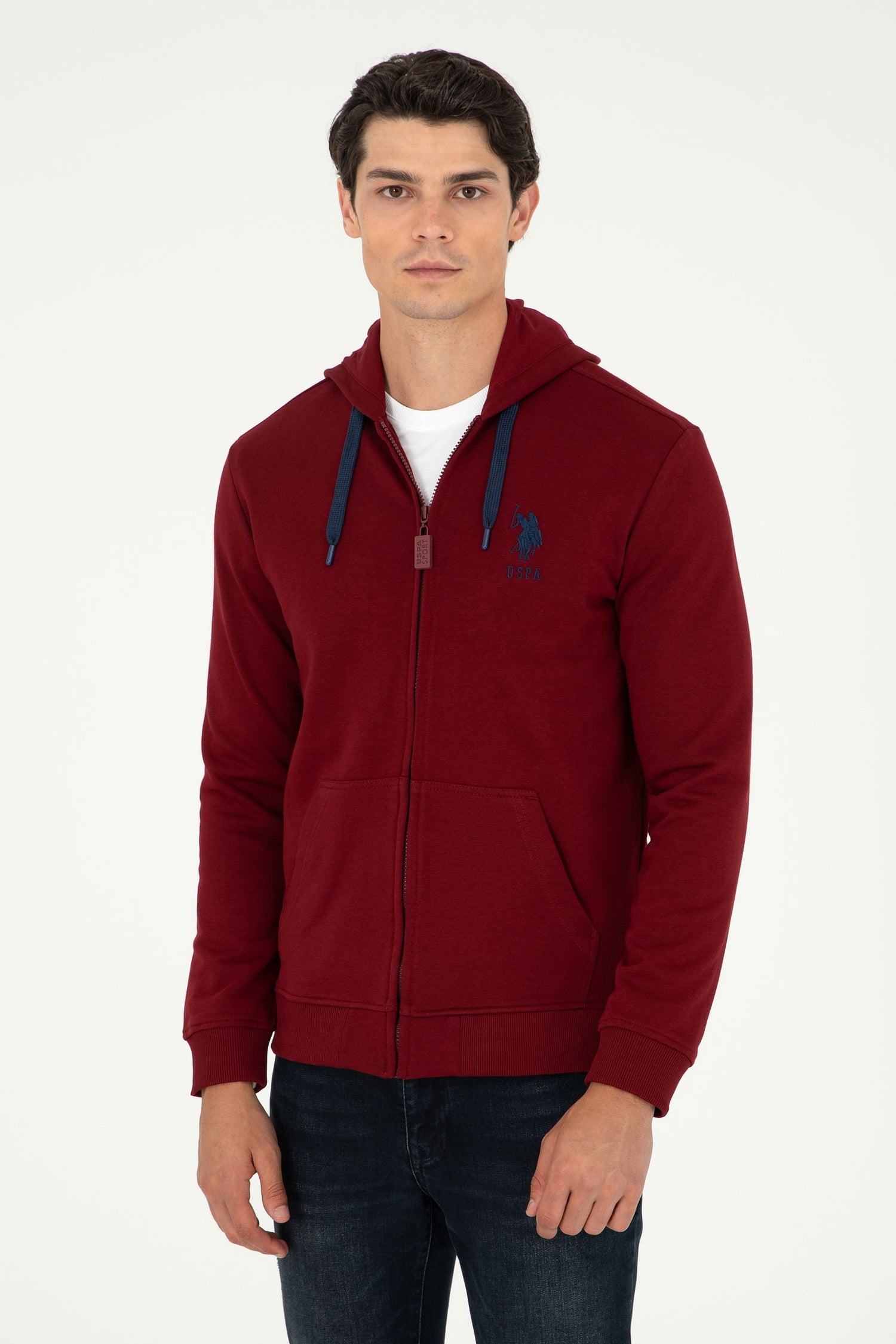 Red Zip Up Hoodie_G081SZ0820 1926835_VR014_01