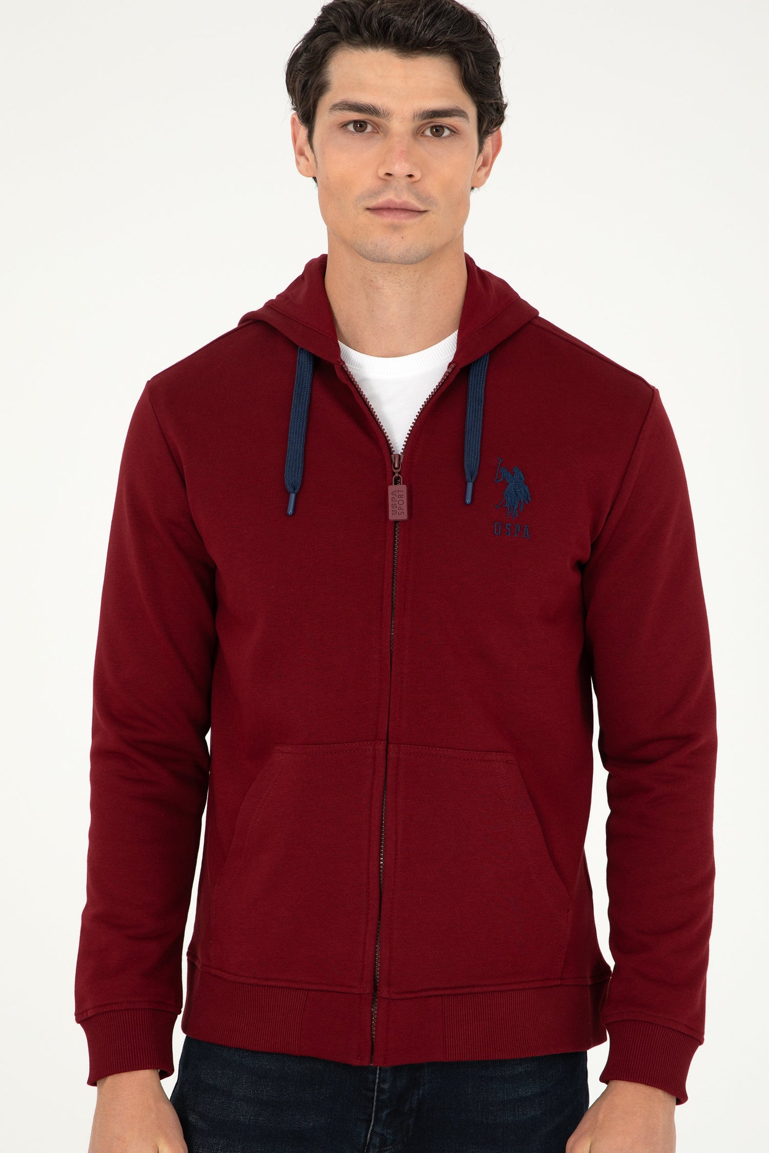 Red Zip Up Hoodie_G081SZ0820 1926835_VR014_03