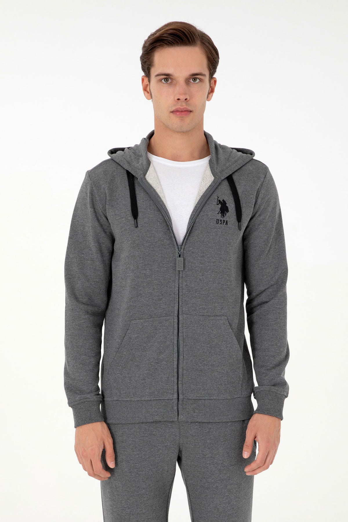Beige Zip Up Hoodie_G081SZ0820 1926835_VR081_01