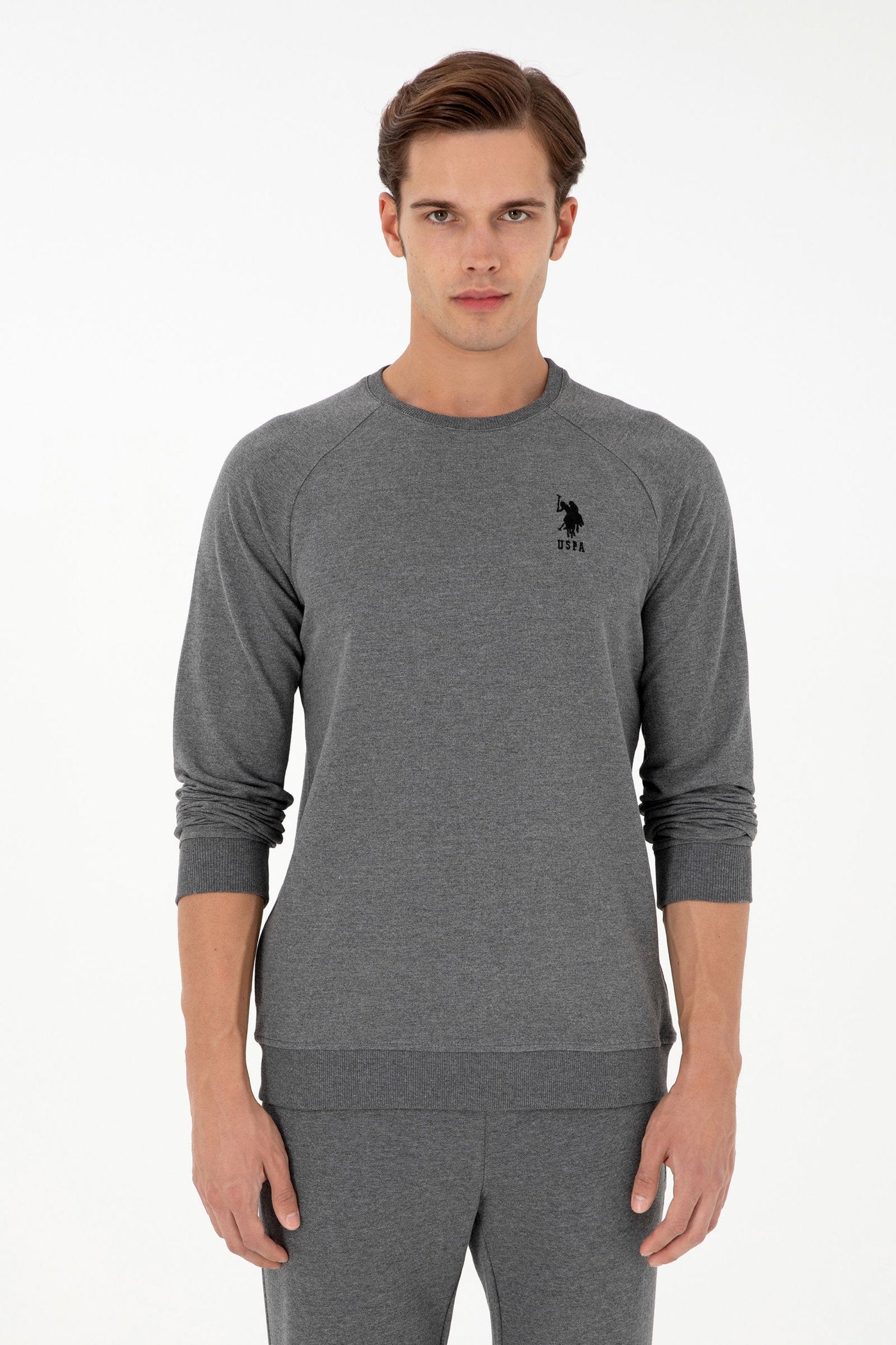 Grey Sweatshirt with Logo_G081SZ0820 1926848_VR081_01