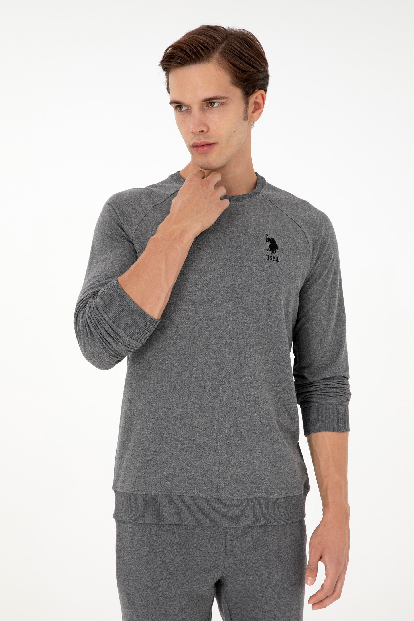 Grey Sweatshirt with Logo_G081SZ0820 1926848_VR081_03