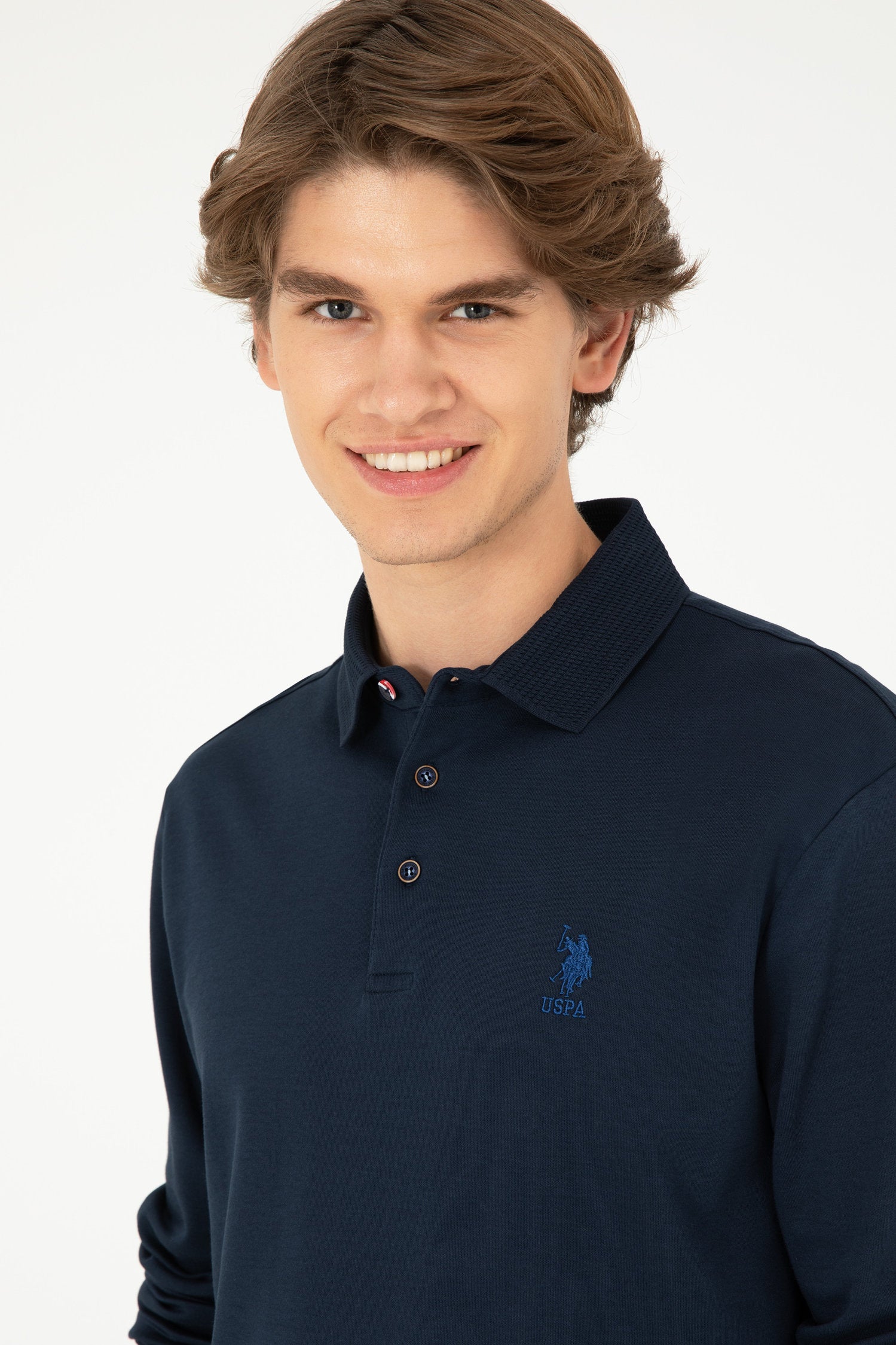 Navy Blue Polo Shirt_G081SZ0820 1926948_VR033_02