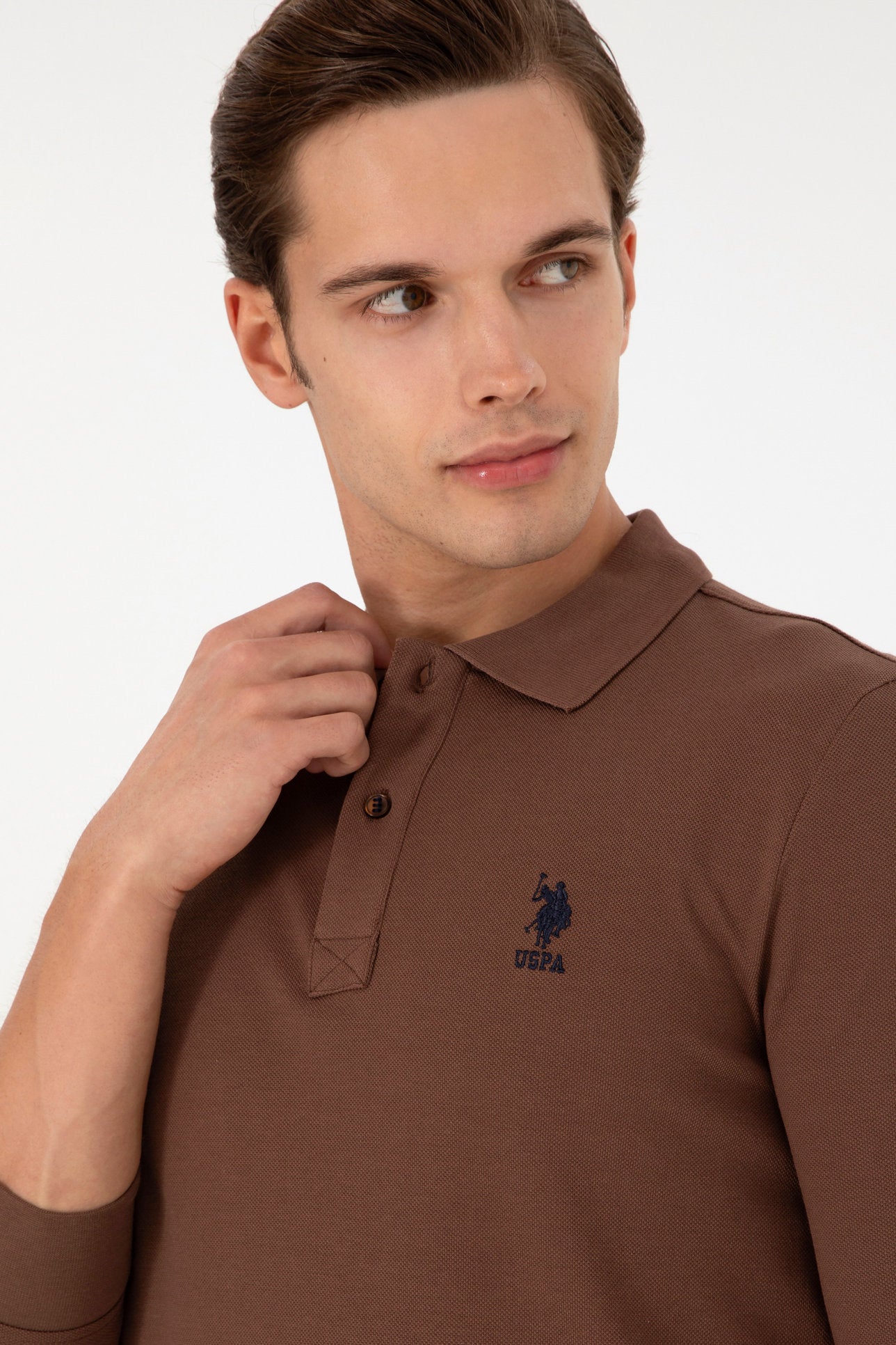 Brown Polo Shirt_G081SZ0820 1926970_VR029_02