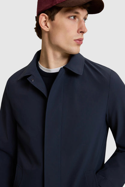 U.S. Polo Assn. Navy Men Navy Single Breasted Car Coat SKU: G081SZ0KS0 PU-14723_VR033 Image 02
