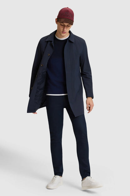 U.S. Polo Assn. Navy Men Navy Single Breasted Car Coat SKU: G081SZ0KS0 PU-14723_VR033 Image 04