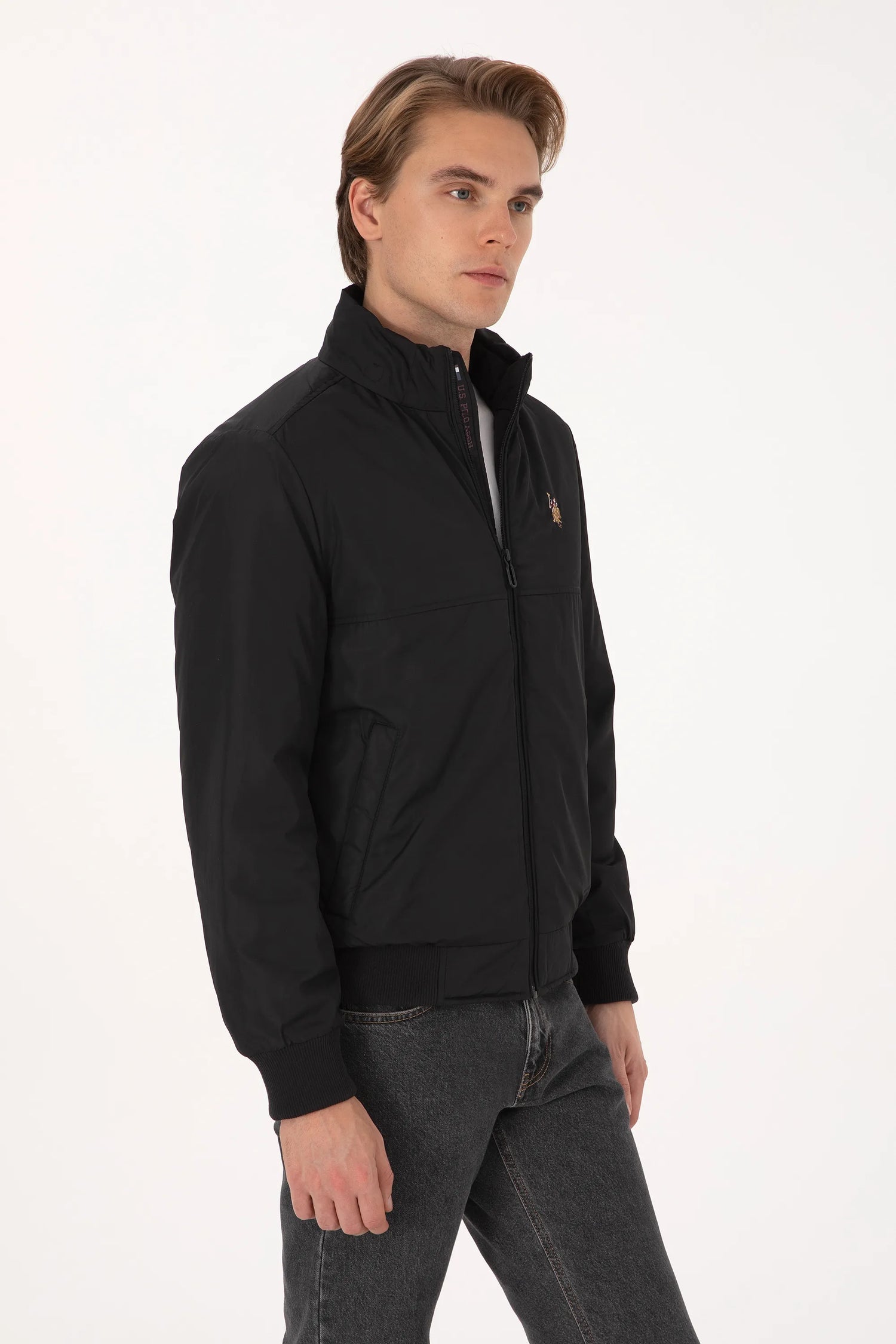 U.S. Polo Assn._Black_Black Quilted Puffer Jacket_G081SZ0MS0 2248713_VR046_03