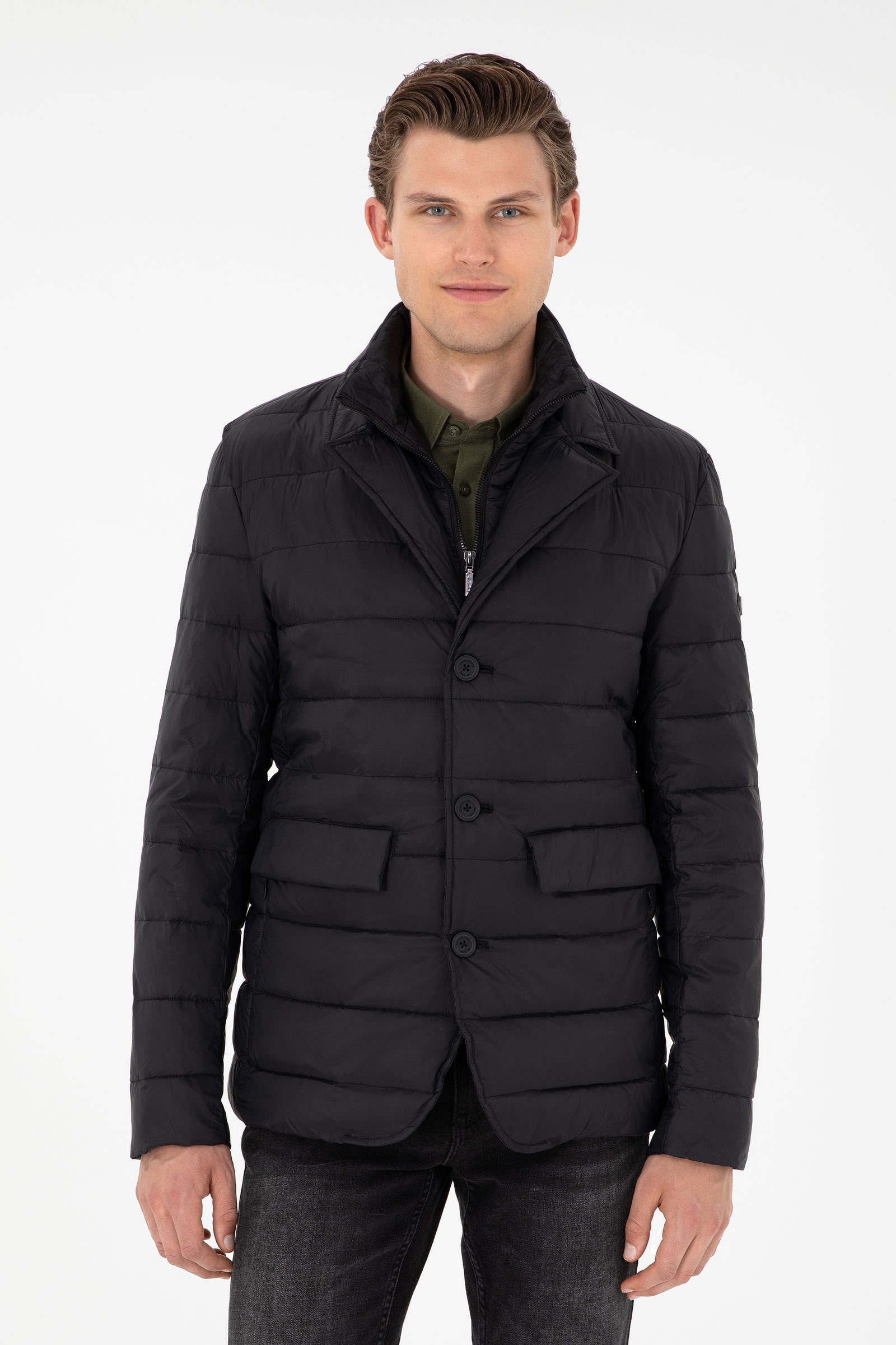 Black Quilted Puffer Coat_G081SZ0MS0 1946569_VR046_01