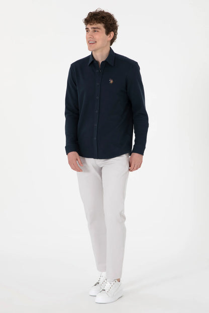 U.S. Polo Assn. Navy Men Navy Knitting Shirt SKU: G081SZ0OG0 2107809_VR033 Image 04