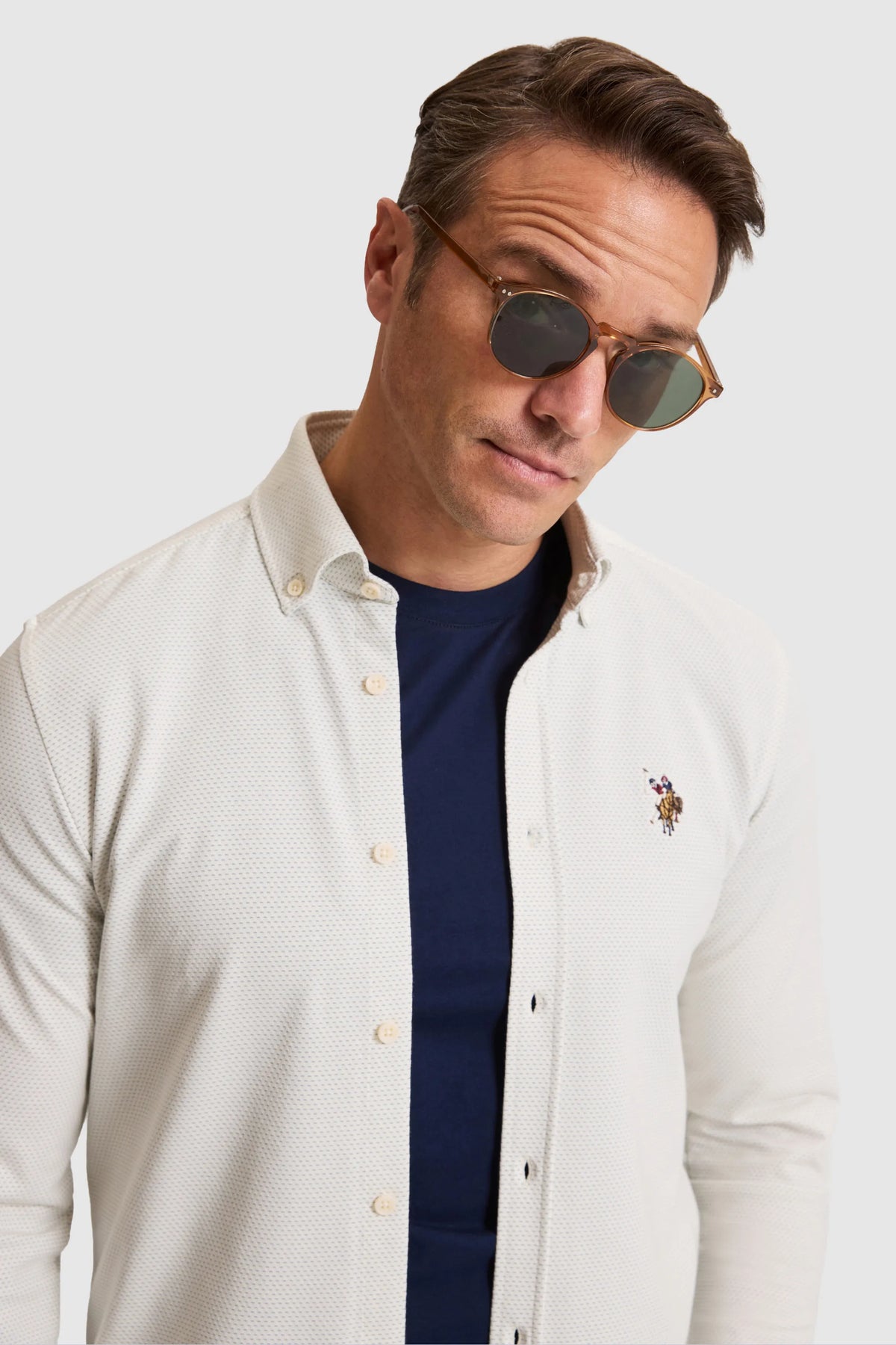 U.S. Polo Assn. Pearl Men Pearl Long Sleeve Corduroy Overshirt Shirt SKU: G081SZ0OG0 PU-11219_VR256 Image 02