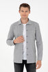 Grey Button Down Woven Shirt_G081SZ0OG0 2101551_VR001_01