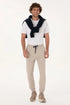 U.S. Polo Assn. Stone Men Stone Cuffed Jersey Sweatpants SKU: G081SZ0OP0 2225511_VR049 Image 01