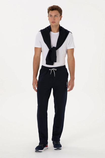 U.S. Polo Assn. Navy Men Navy Straight Leg Jersey Sweatpants SKU: G081SZ0OP0 2225561_VR033 Image 01