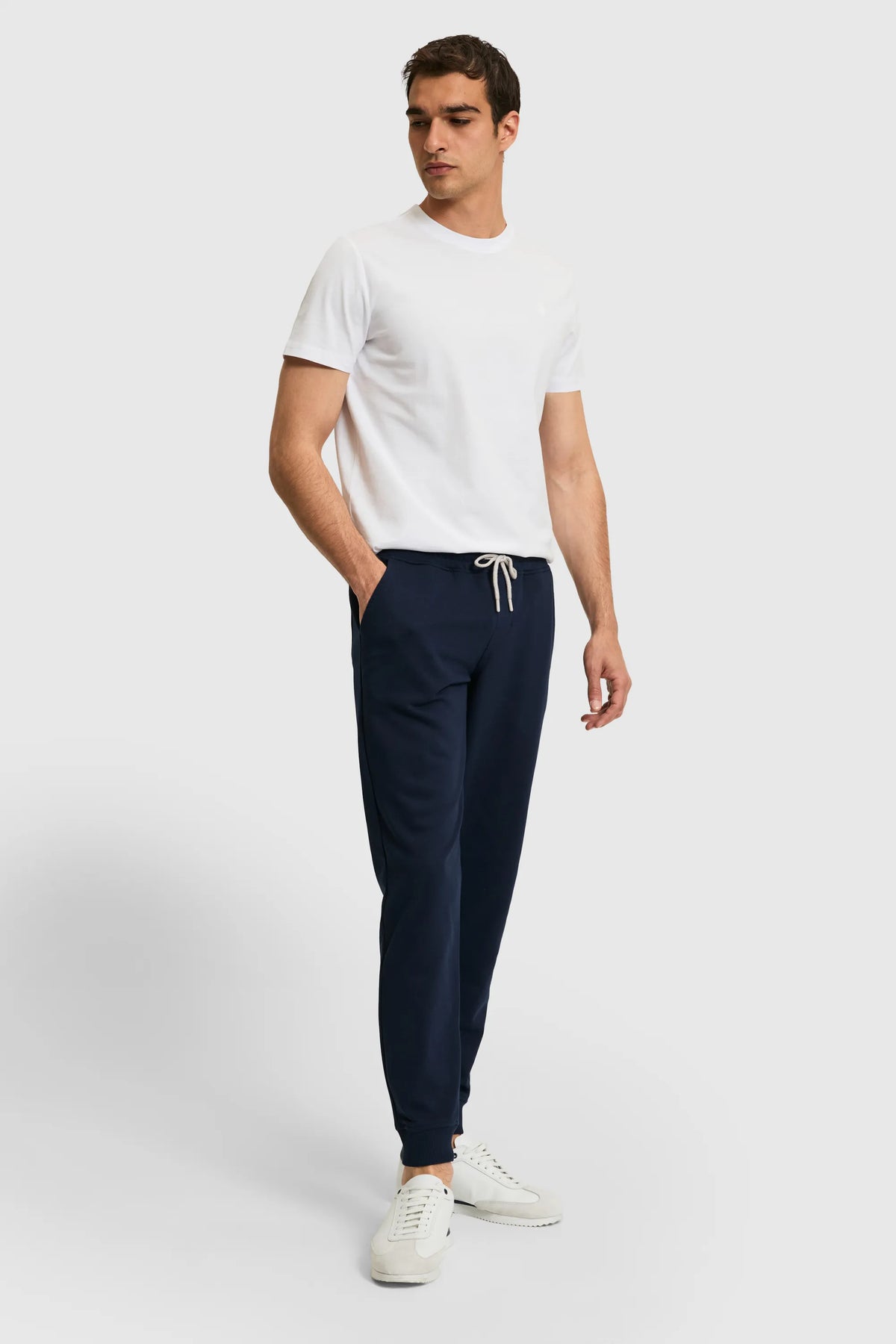 U.S. Polo Assn. Navy Men Navy Cuffed Drawstring Sweatpants SKU: G081SZ0OP0 PU-8760_VR033 Image 05