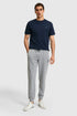 U.S. Polo Assn. Grey Melange Men Grey Melange Cuffed Drawstring Sweatpants SKU: G081SZ0OP0 PU-8760_VR086 Image 01