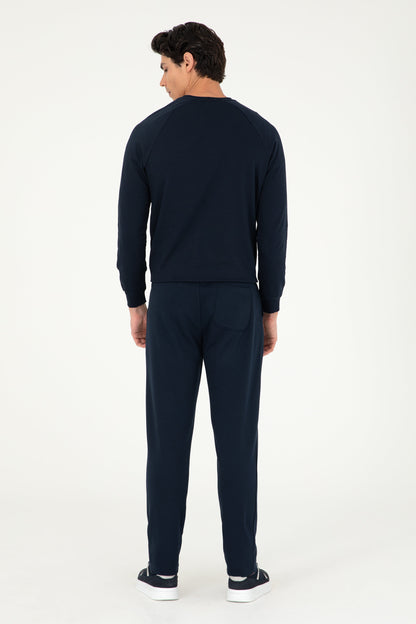 Navy Blue Knitted Trousers_G081SZ0OP0 1926913_VR033_04