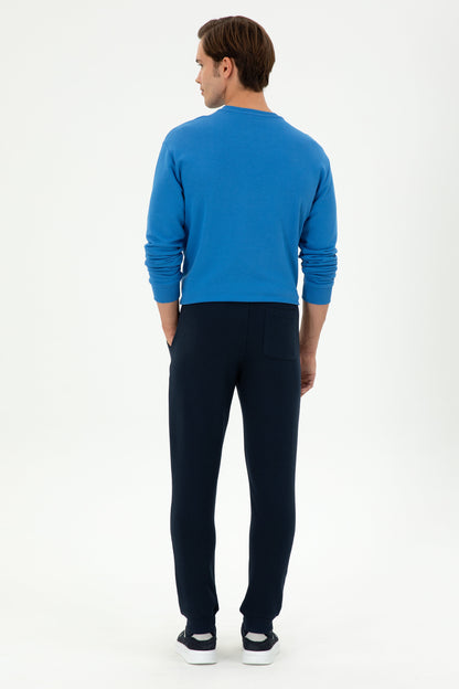 Navy Blue Knitted Trousers_G081SZ0OP0 1926992_VR033_04