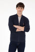 U.S. Polo Assn. Navy Men Navy Zip Through Knitted Cardigan SKU: G081SZ0TH0 1920466_VR033 Image 01
