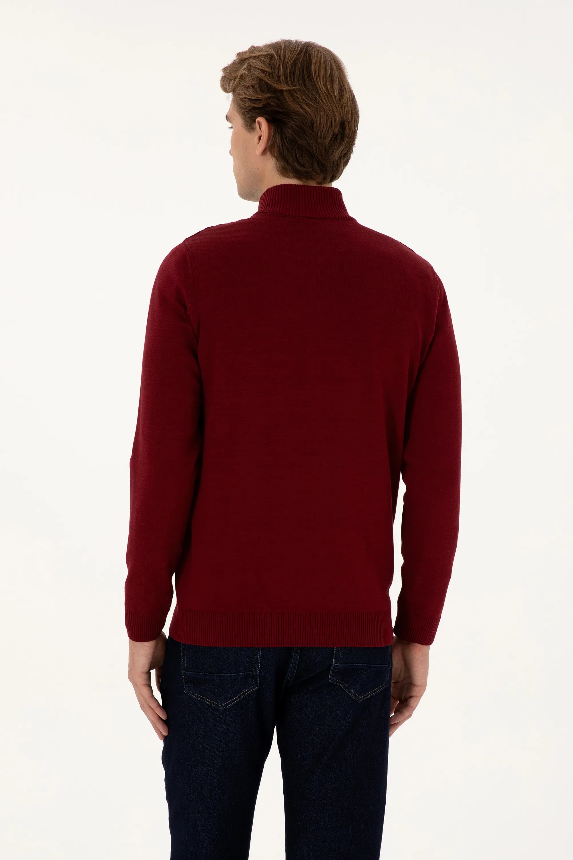 U.S. Polo Assn._Bordeaux_Bordeaux Zip Up Cardigan_G081SZ0TH0 2227188_VR014_05