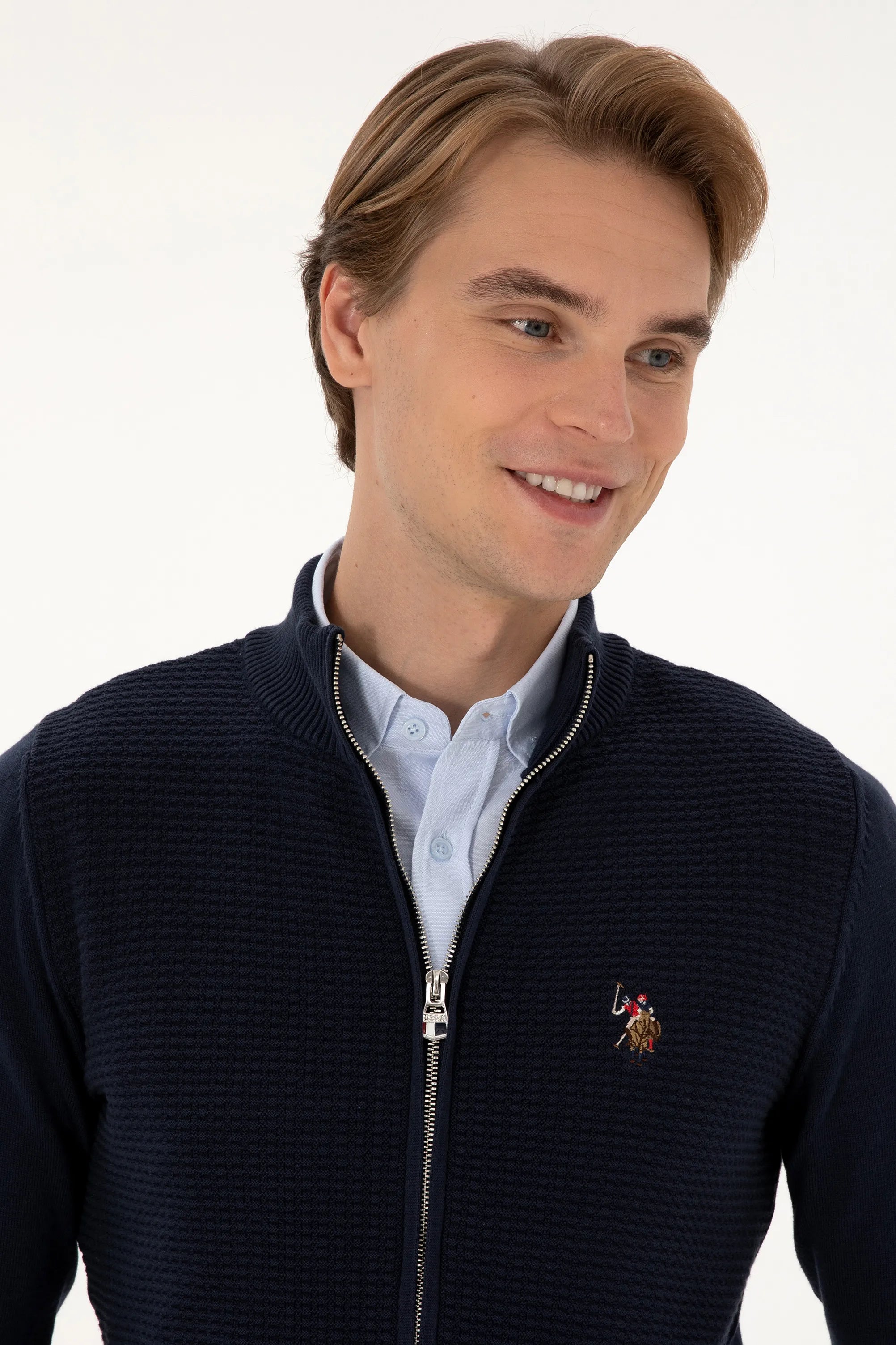 U.S. Polo Assn._Navy_Navy Zip Up Cardigan_G081SZ0TH0 2227188_VR033_02