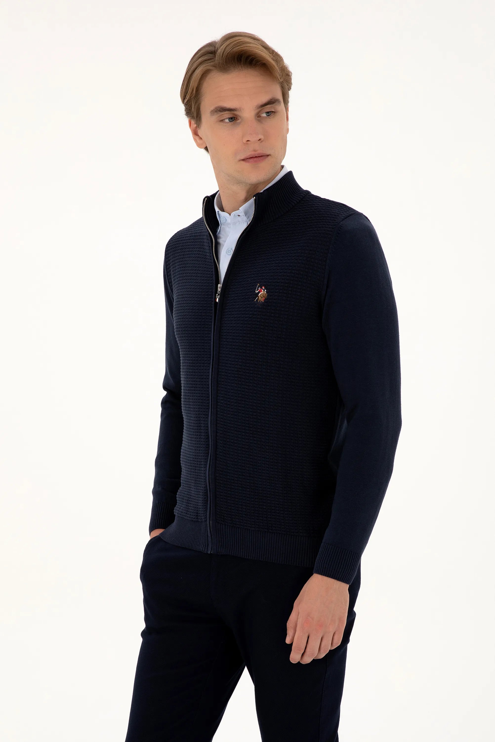 U.S. Polo Assn._Navy_Navy Zip Up Cardigan_G081SZ0TH0 2227188_VR033_03