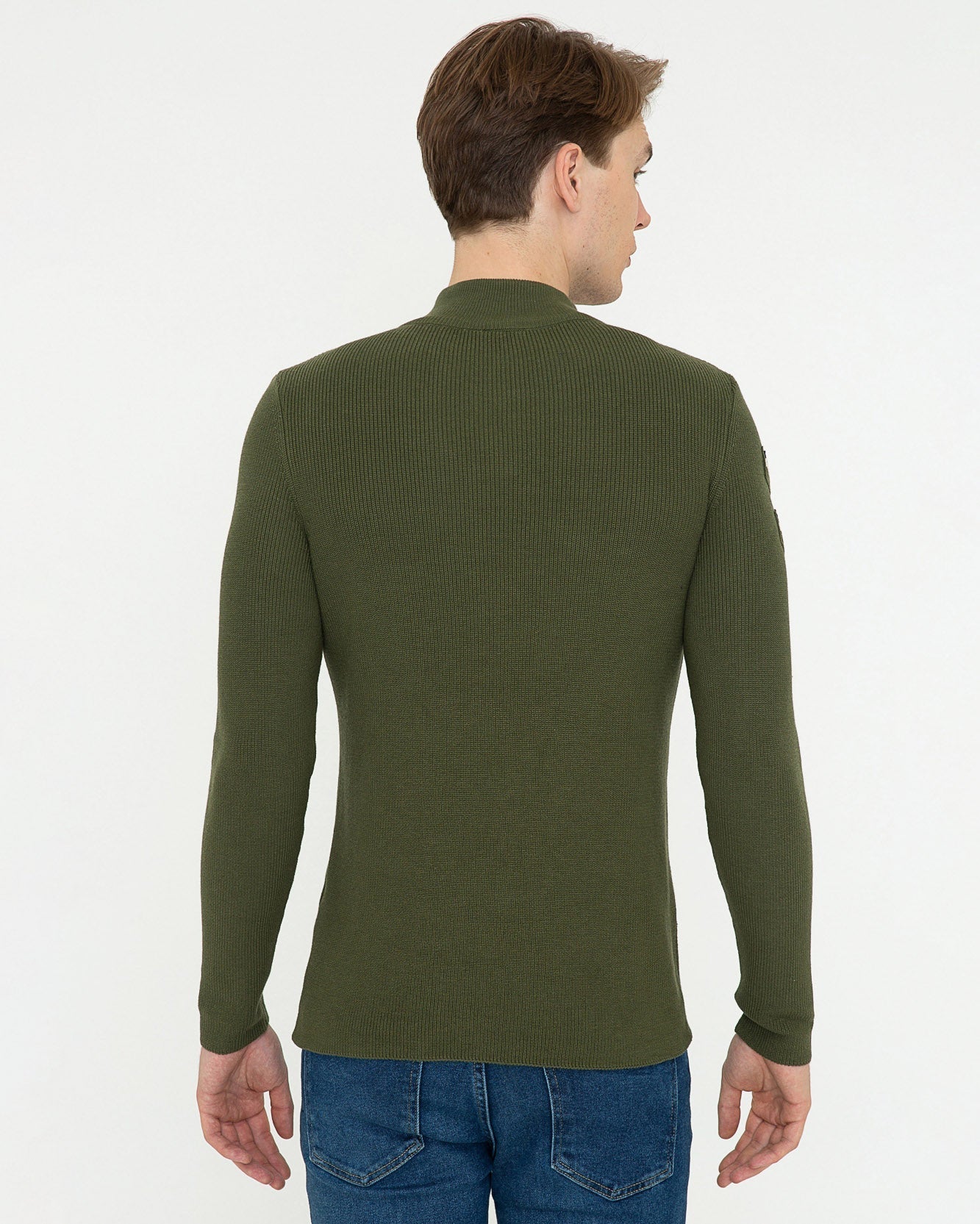 Kaki Knitting Jumper U.S. Polo Assn.