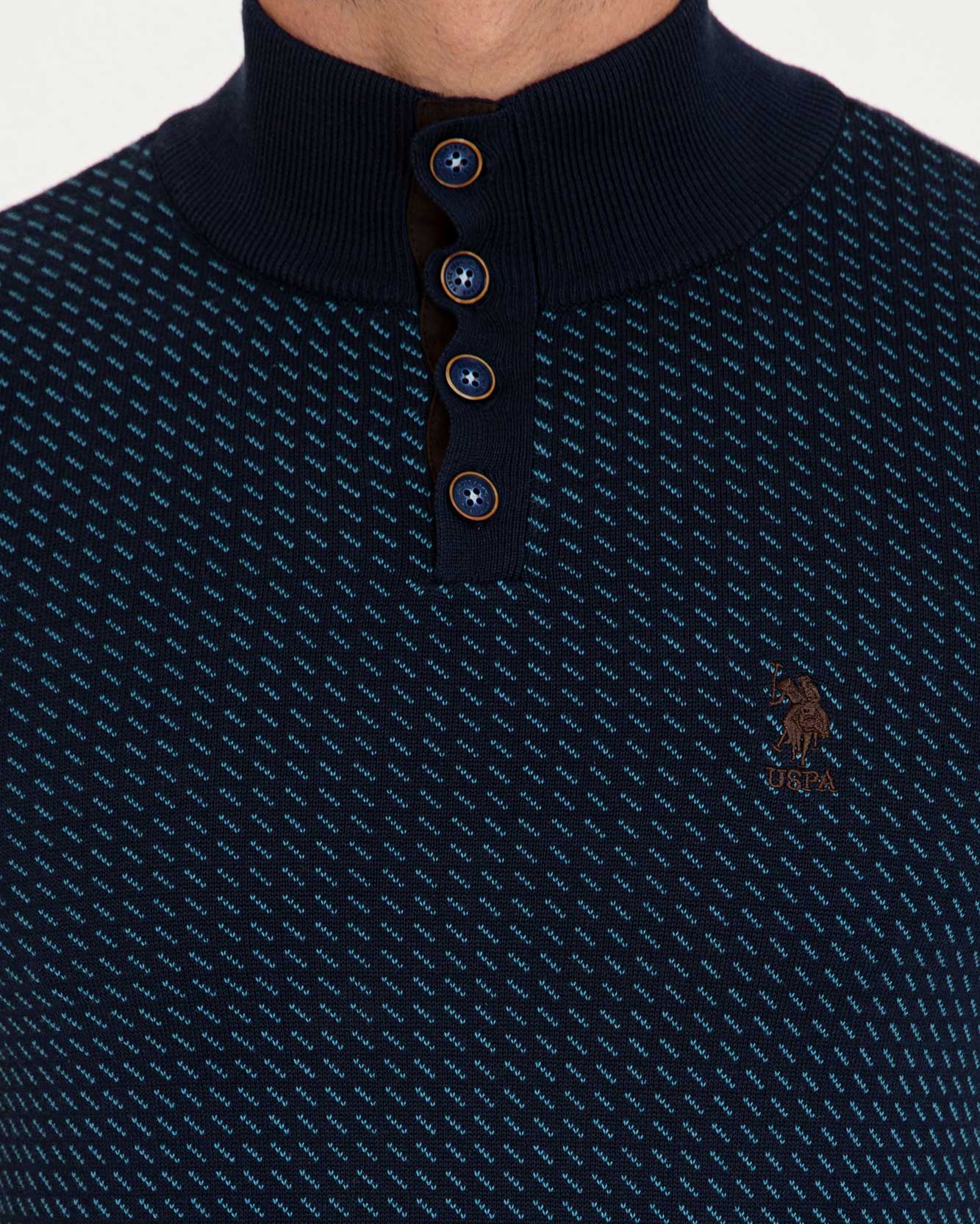 Dark Blue Knitting Jumper U.S. Polo Assn.