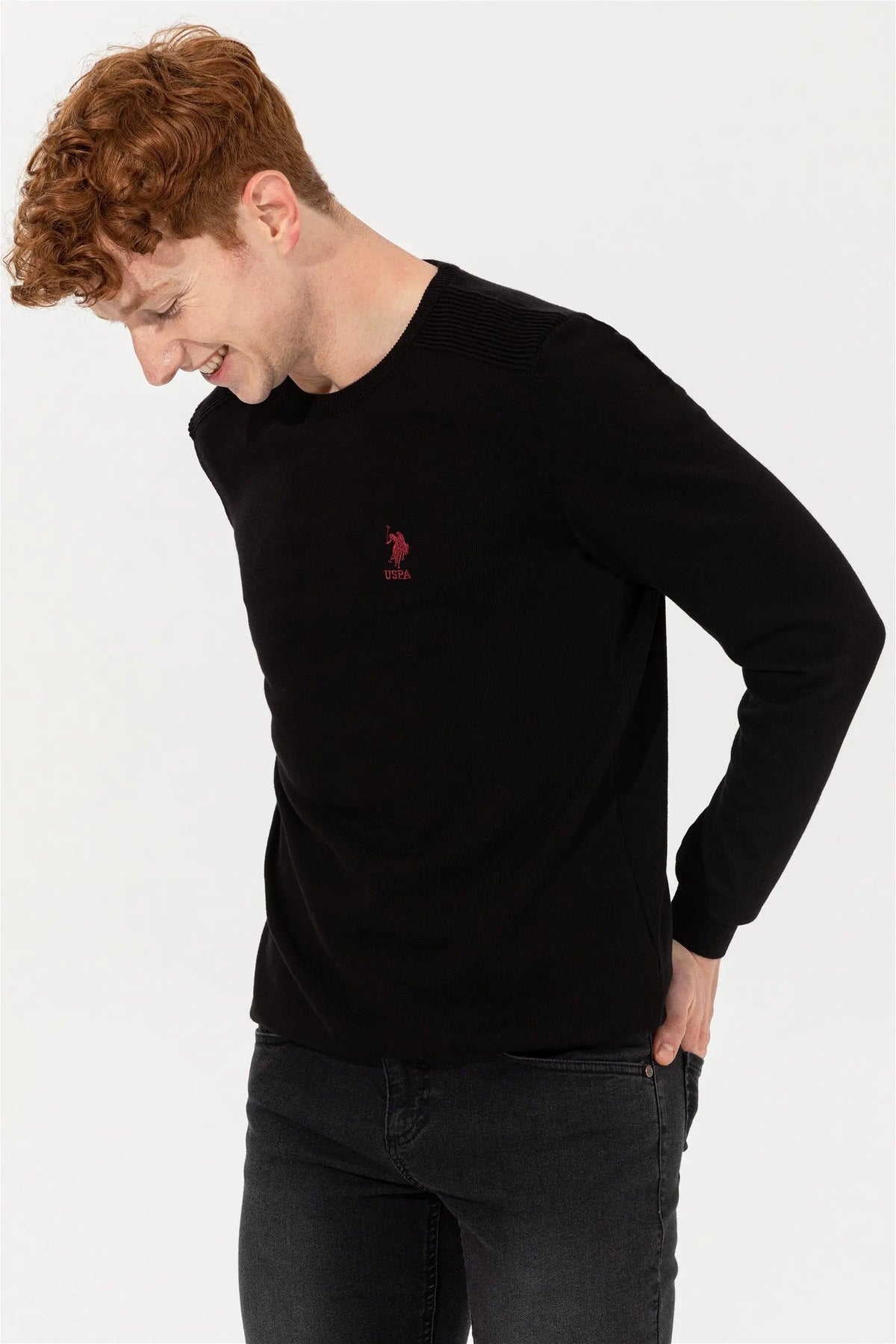 Black Knitting Jumper - BEVAVA