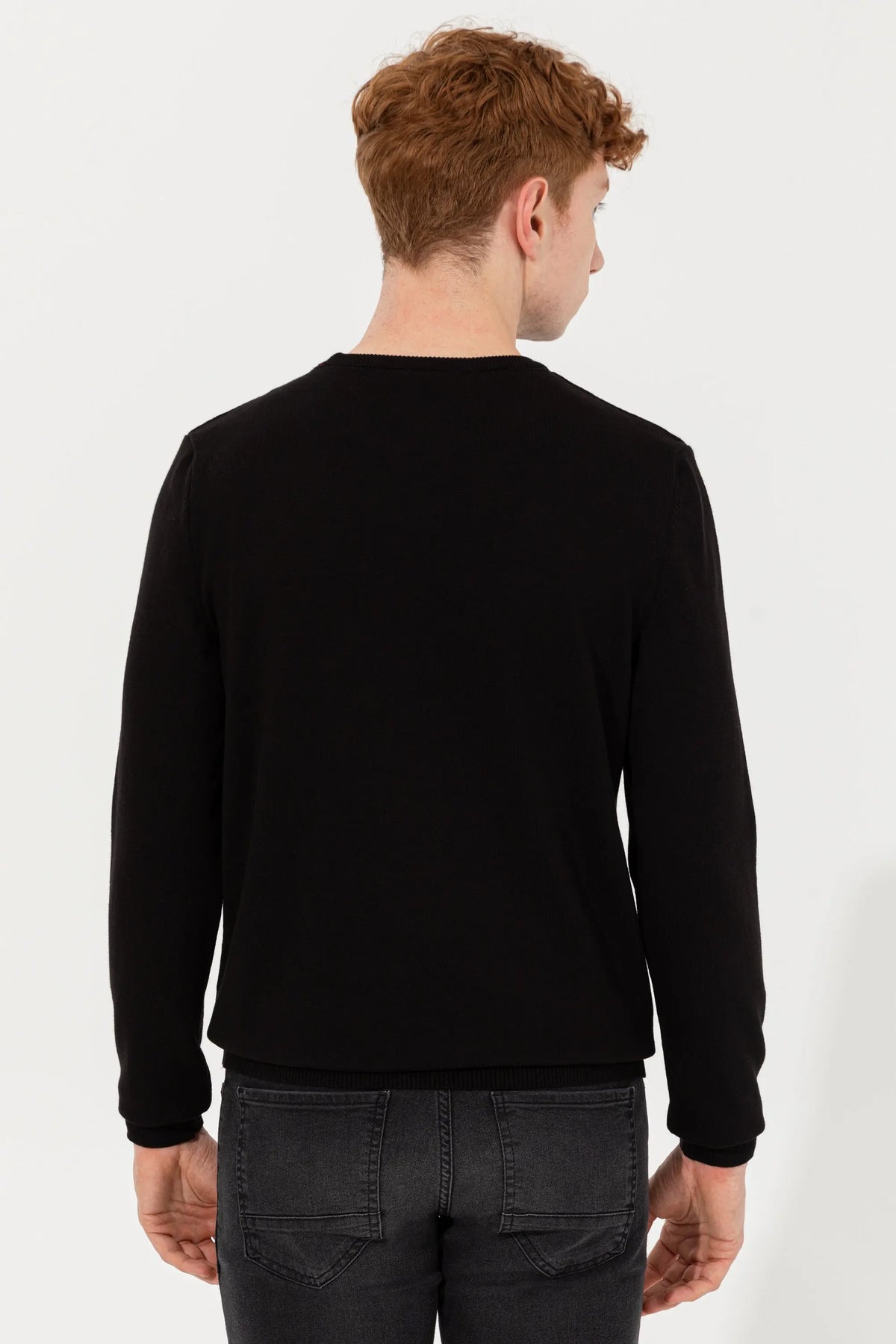 Black Knitting Jumper - BEVAVA