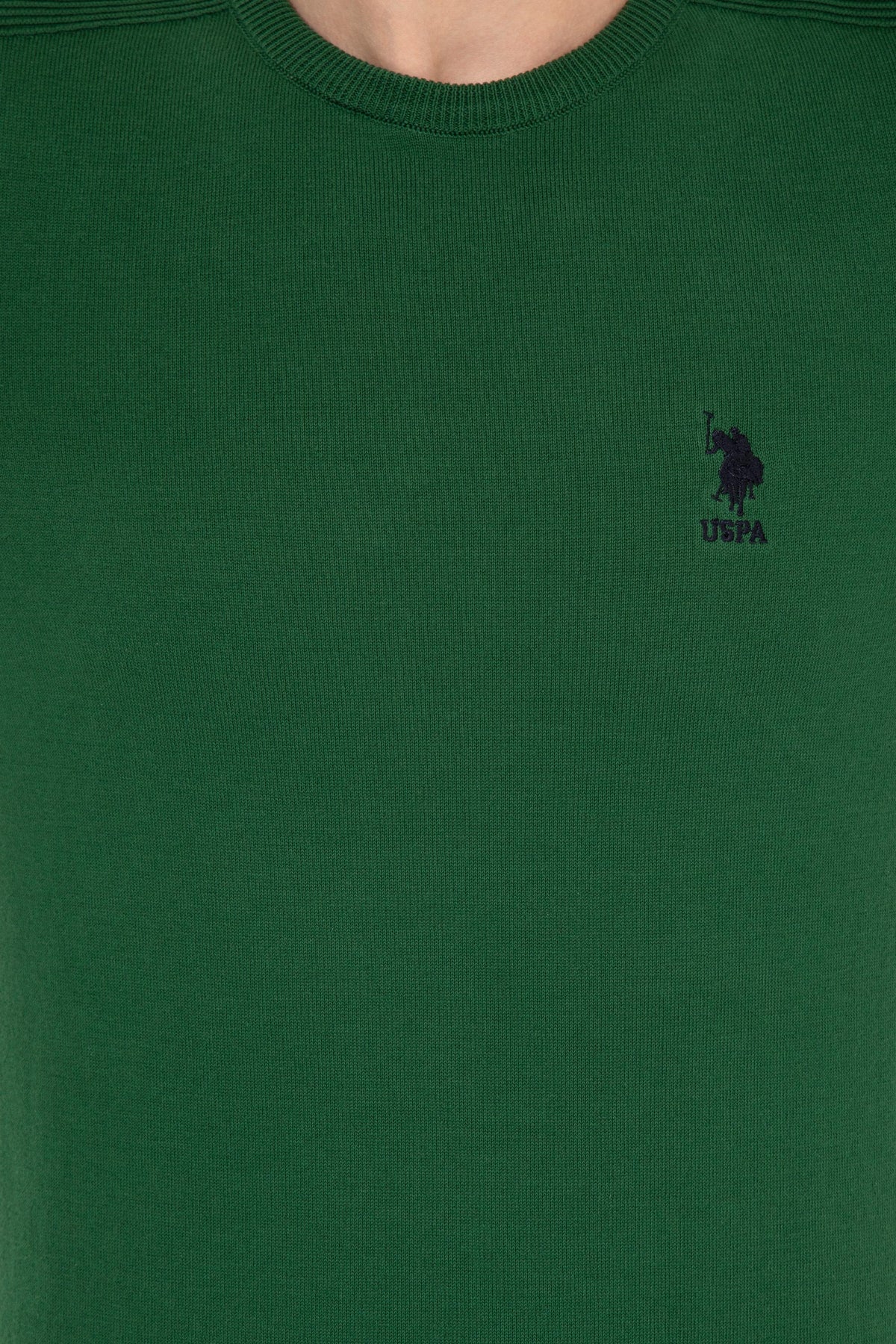 Green Knitting Jumper U.S. Polo Assn.