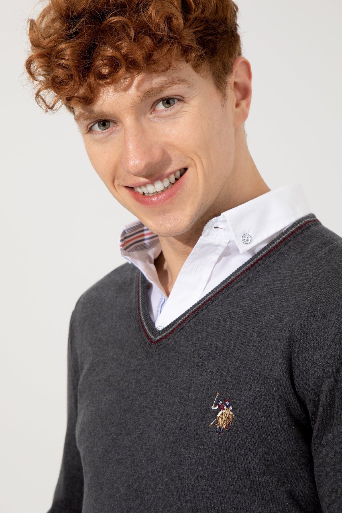 Dark Grey Knitting Jumper U.S. Polo Assn.