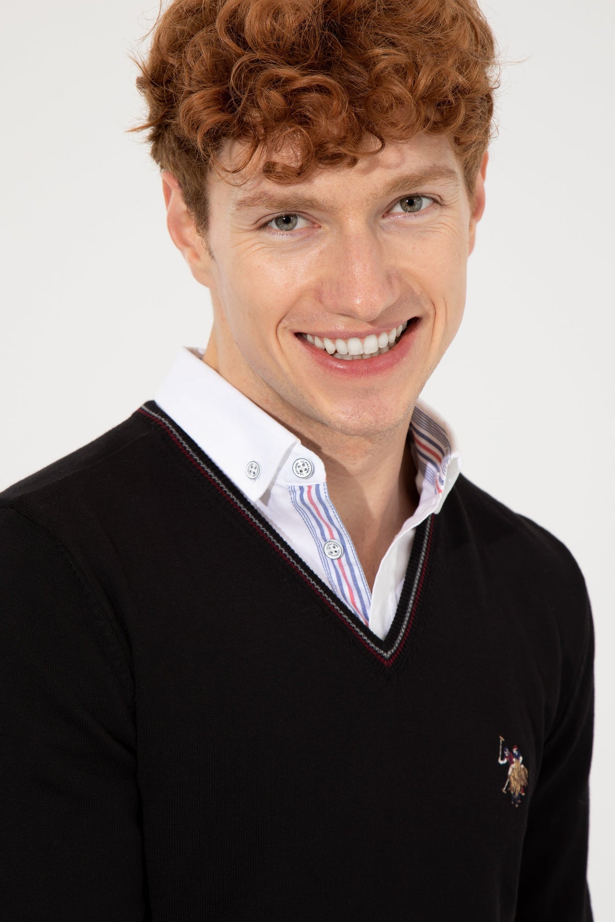 Black Knitting Jumper U.S. Polo Assn.